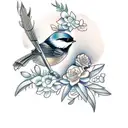 chickadee  tattoo design idea