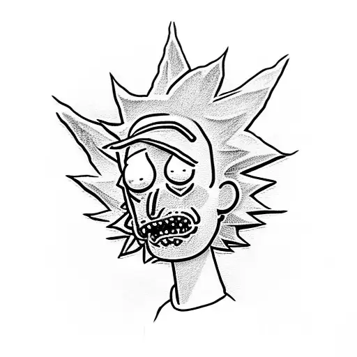 Rick&Morty tattoo design idea