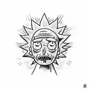 Rick&Morty tattoo design idea