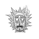 Rick&Morty tattoo design idea