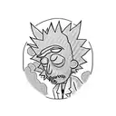 Rick&Morty tattoo design idea