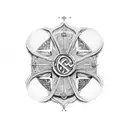 Orthodox cross tattoo design idea