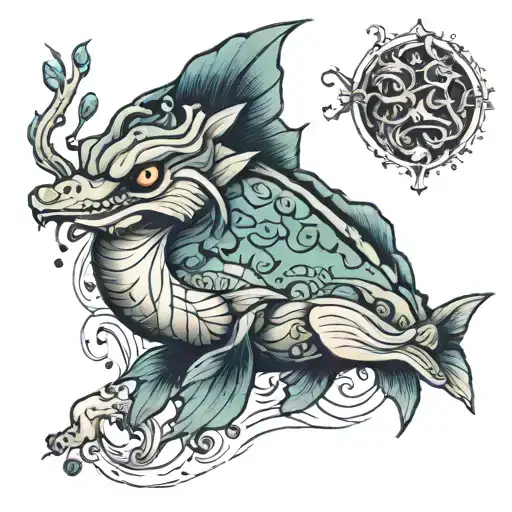 the waters ifa tattoo design idea