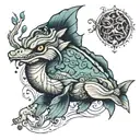 the waters ifa tattoo design idea