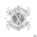 Aquarius tattoo design idea