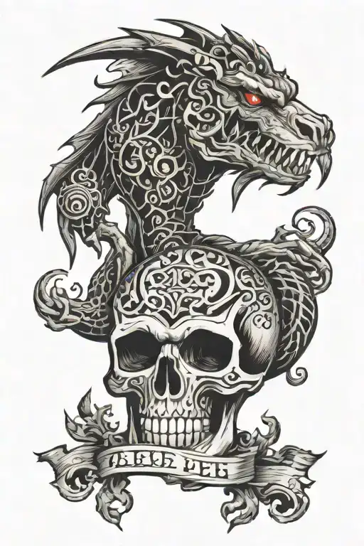 as i walk through the valley of the shadow of death i shall fear no evil for i am the baddest mother fucker in the valle tattoo design idea