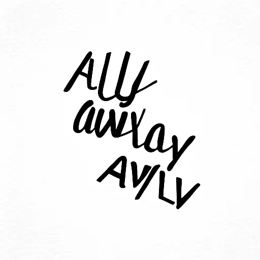 large hand being held on by 2 children hands with the word 'always' underneath tattoo design idea