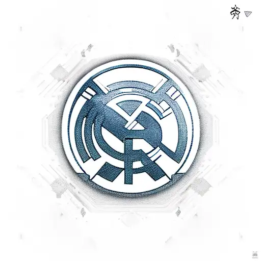cyberpunk real madrid tattoo design idea