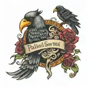 psalm 23 verse tattoo design idea