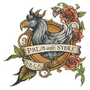 psalm 23 verse tattoo design idea