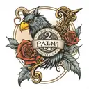 psalm 23 verse tattoo design idea