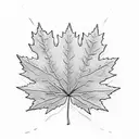 Maple Leaf tattoo design idea