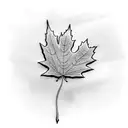 Maple Leaf tattoo design idea