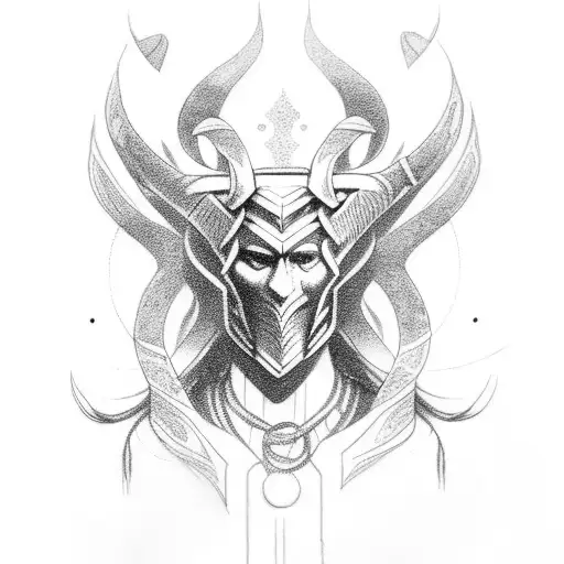 Dios loki  tattoo design idea