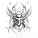 Dios loki  tattoo design idea