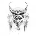 Dios loki  tattoo design idea