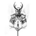 Dios loki  tattoo design idea
