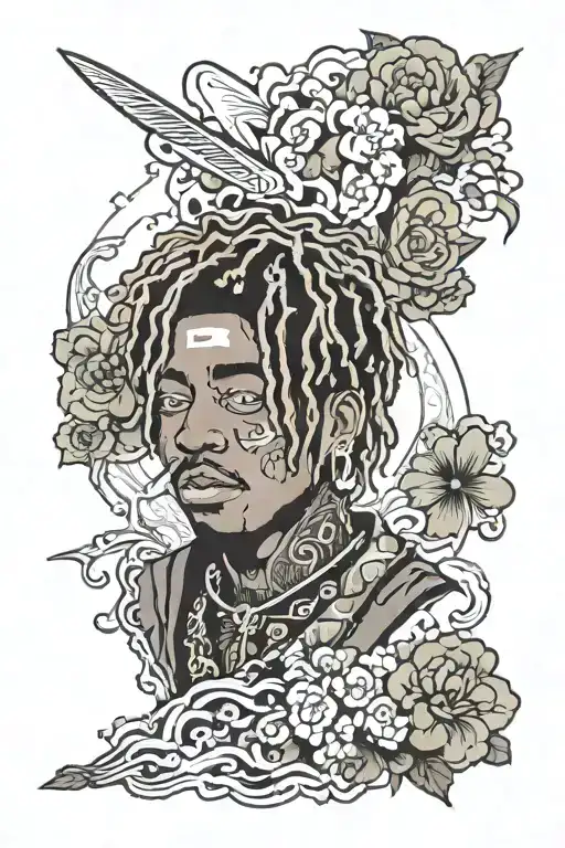 The perfect luv tape lil uzi vert tattoo design idea