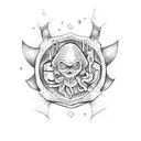 fantasy potion tattoo design idea