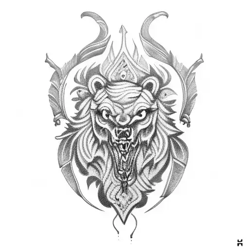 romanian rap tattoo design idea