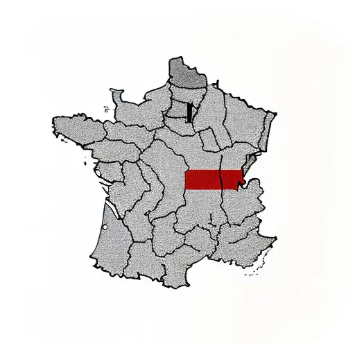 france country tattoo design idea