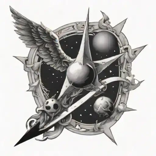 per aspera ad astra tattoo design idea