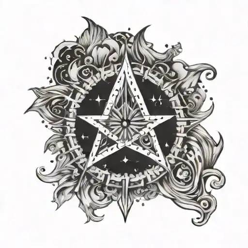 per aspera ad astra tattoo design idea