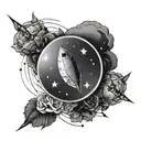 per aspera ad astra tattoo design idea