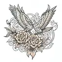 Elijah & Jesse tattoo design idea