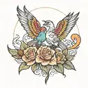 Elijah & Jesse tattoo design idea