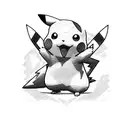 pikachu tattoo design idea