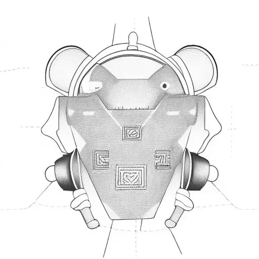 F1 track outlines tattoo design idea