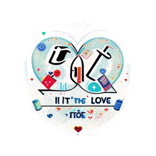 if it's not love, then it's the bomb that will bring us together tattoo design idea