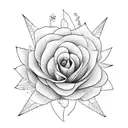 flores com animais tattoo design idea