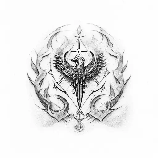 Benfica symbol and name Bernaedo tattoo design idea