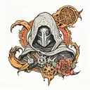 destiny ghost tattoo design idea
