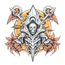 destiny ghost tattoo design idea