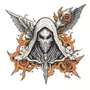 destiny ghost tattoo design idea