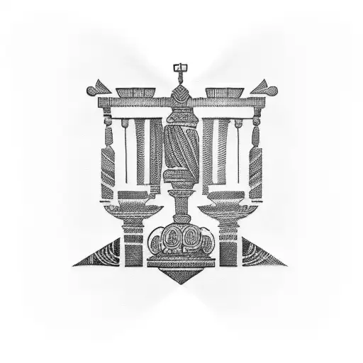 ancient greek tattoo design idea