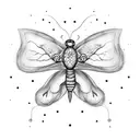 evolving buterfly tattoo design idea