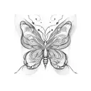 evolving buterfly tattoo design idea