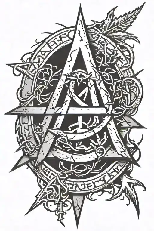 anarchy symbol tattoo design idea