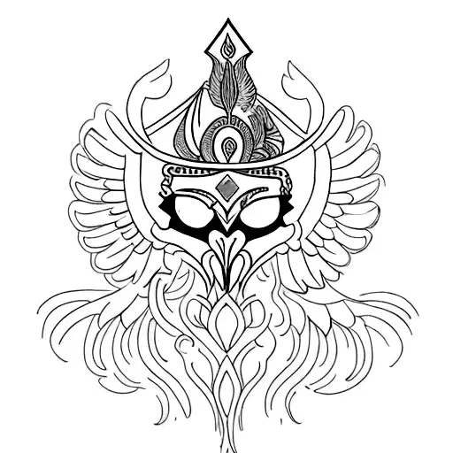 ave fenix tattoo design idea