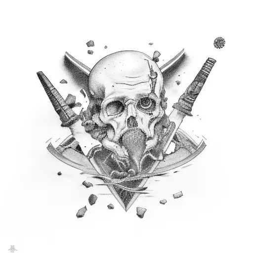 the words Qui se ultro morti offerant facilius reperiuntur quam qui dolorem patienter ferant tattoo design idea