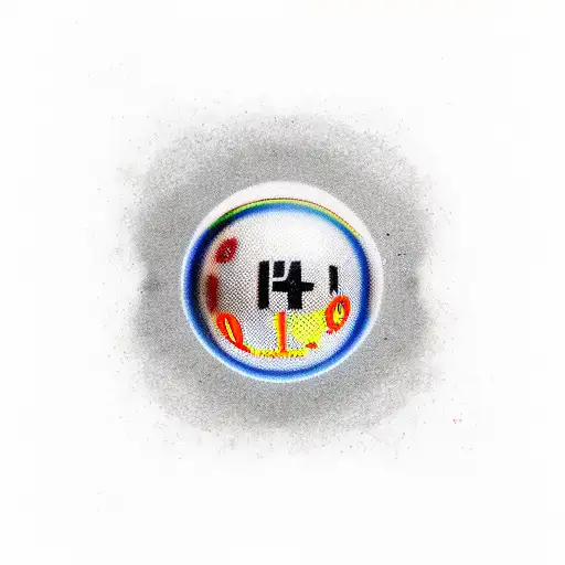 8 Ball tattoo design idea