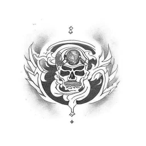 Left Chest to Full arm sleeve tattoo Embracing Filipino and Japanese Roots with the heart of a survivor and pirate flair tattoo design idea