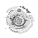 quote in typewriter font tattoo design idea