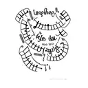 quote in typewriter font tattoo design idea