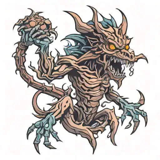 demogorgon tattoo design idea