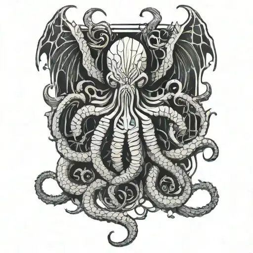 cthulhu tattoo design idea